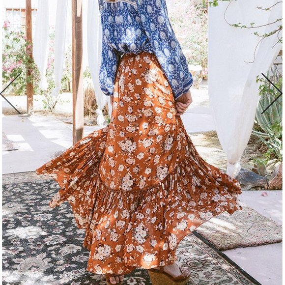 Spell Designs Gypsy MAPLE Dancer Maxi Skirt XS S - Picture 2 of 6